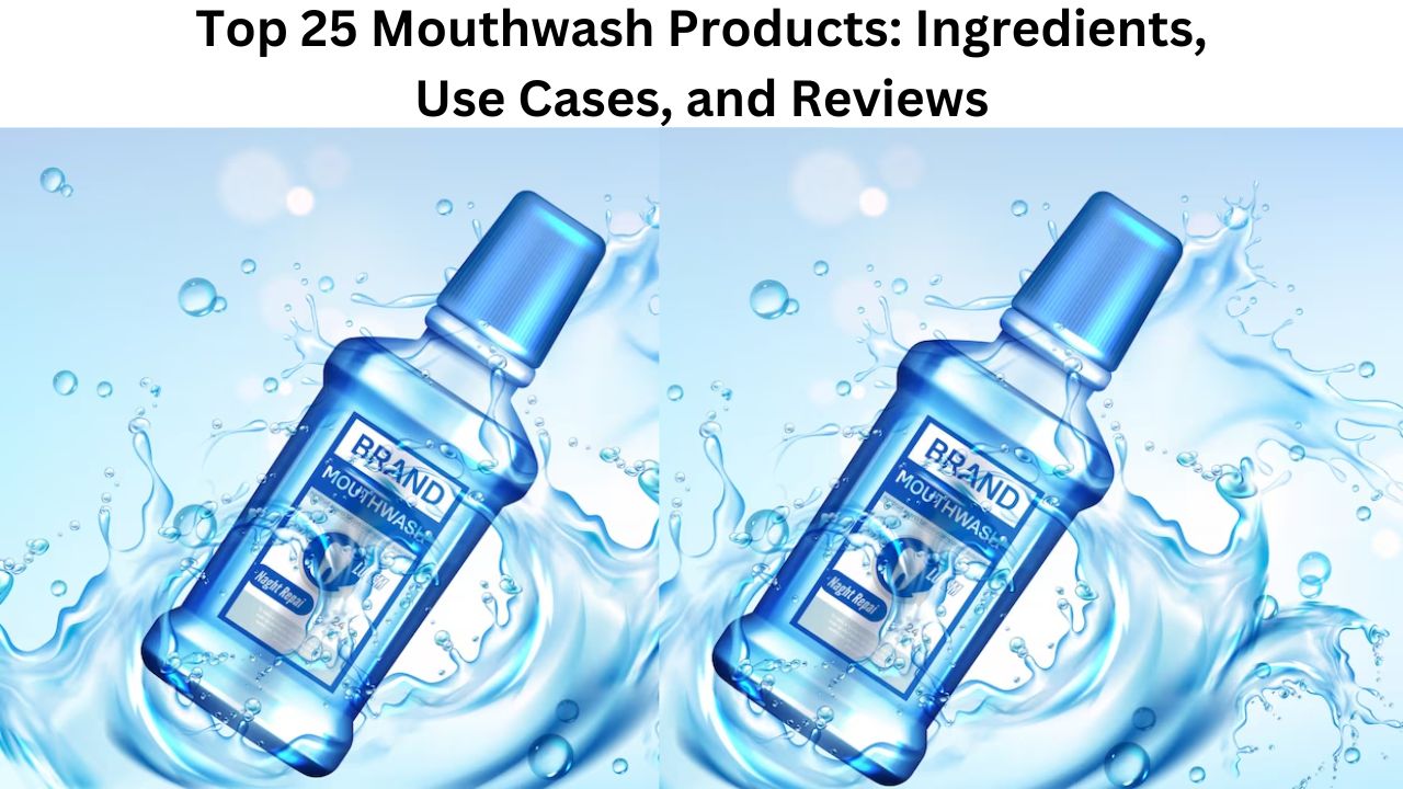 Top 25 Mouthwash Products: Ingredients, Use Cases, and Reviews