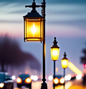 Gas Street Lamps
