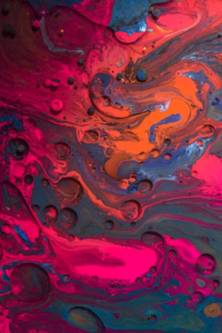 Acrylic pour color liquid marble abstract surfaces design