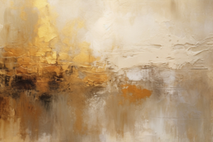 Exquisite photograph, painting, layers of matte gold, silhouettes, Layers on beige dusty, abstract, High resolution