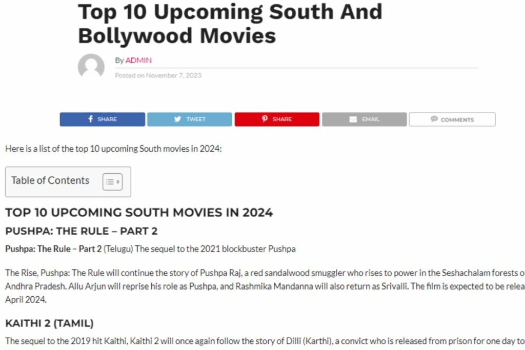 Top 10 Upcoming South Movies | Top 10 Upcoming Bollywood Movies